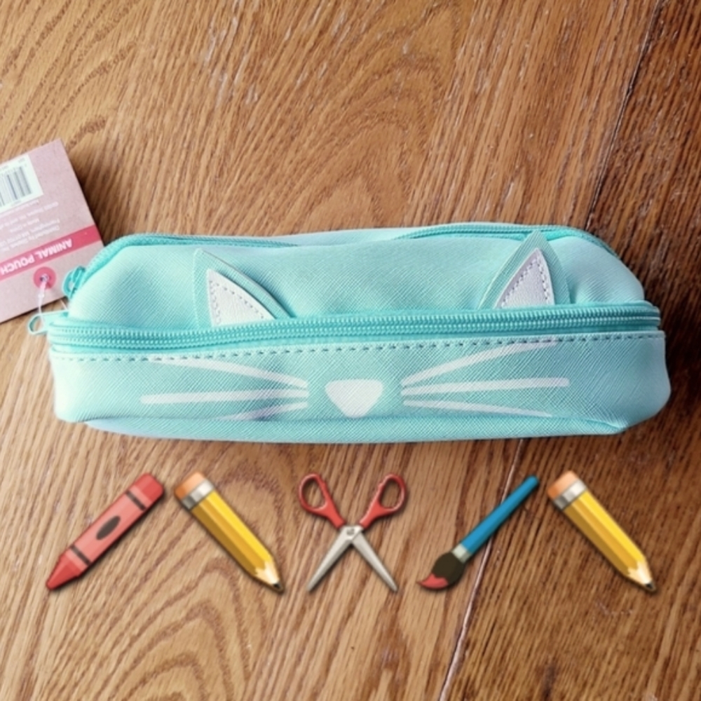 👀50% OFF👀 NWT‼️ Pep Rally brand Animal Pencil Pouch